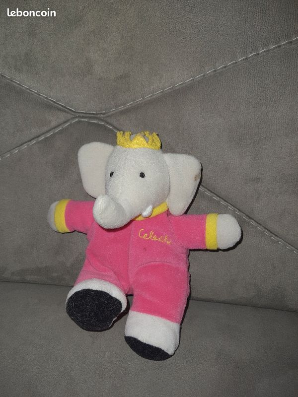 Peluche hochet babar (image 1)
