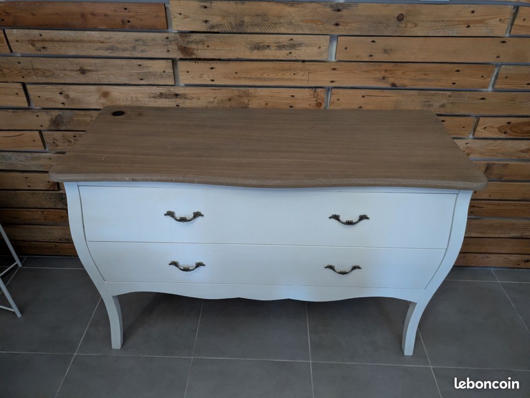 Meuble blanc style ancien (image 1)