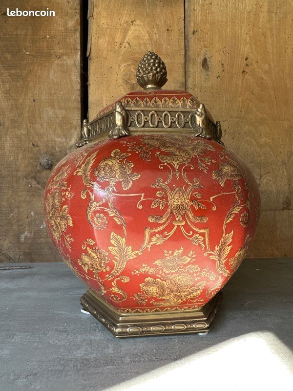 Vase vintage rare wong lee-1895 porcelaine (image 1)
