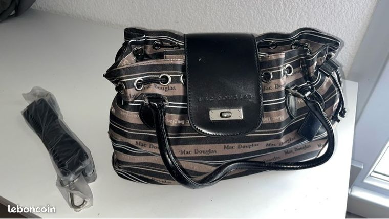 A Classy Black Satin Evening Bag By Star, Julien Macdonald