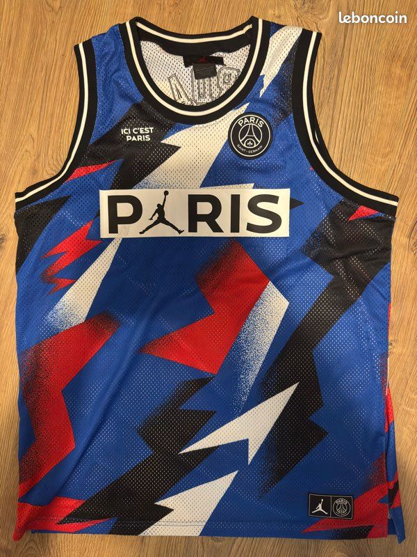Leboncoin Maillot Jordan Paris Basket Debardeur Paris Jordan