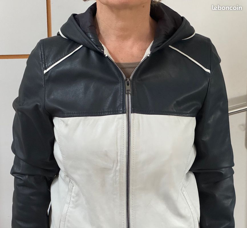 Veste En Cuir D'agneau OAKWOOD - Taille L (40FR) - Occasion En Excellent état