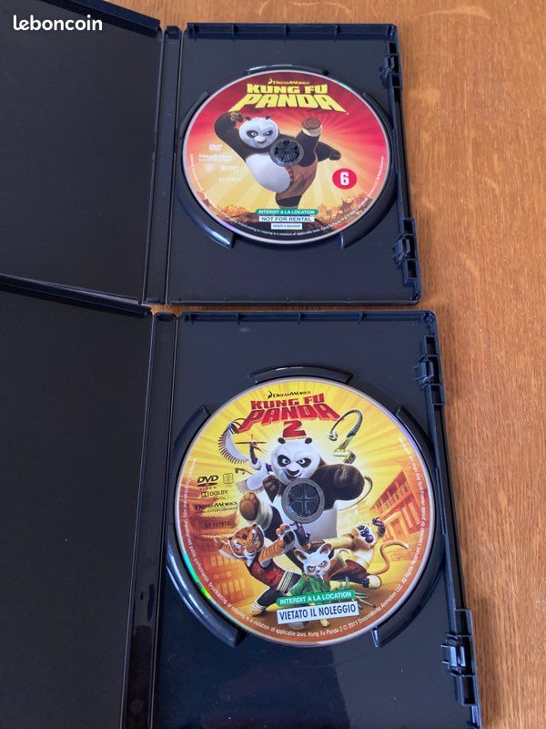 Lot 2 dvd kung fu panda 1 et 2 (image 3)