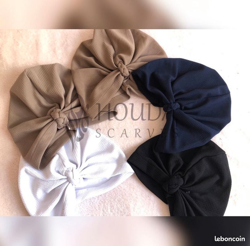 Turban pailleté et coton (image 4)