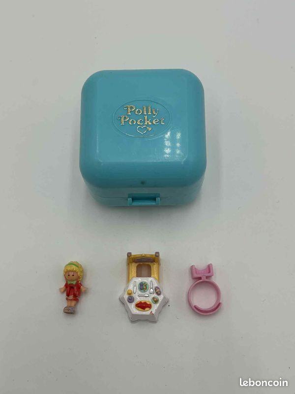 ✨ Polly Pocket polly's dinner time ring and ring case – très bon état – Bluebird (image 3)