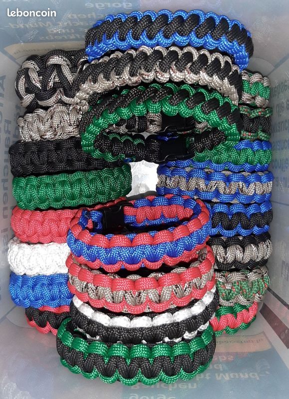Bracelet survie paracorde (image 1)