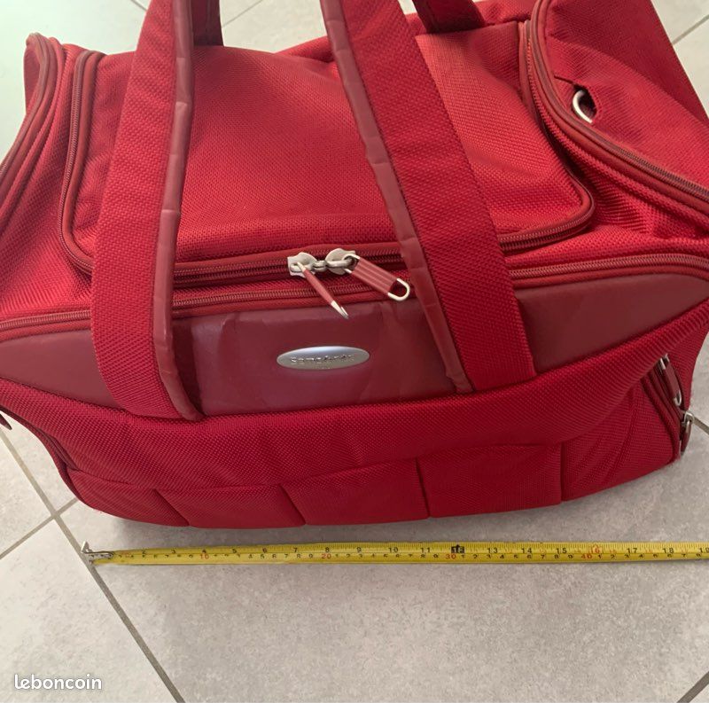 Sac de voyage rouge Samsonite (image 3)