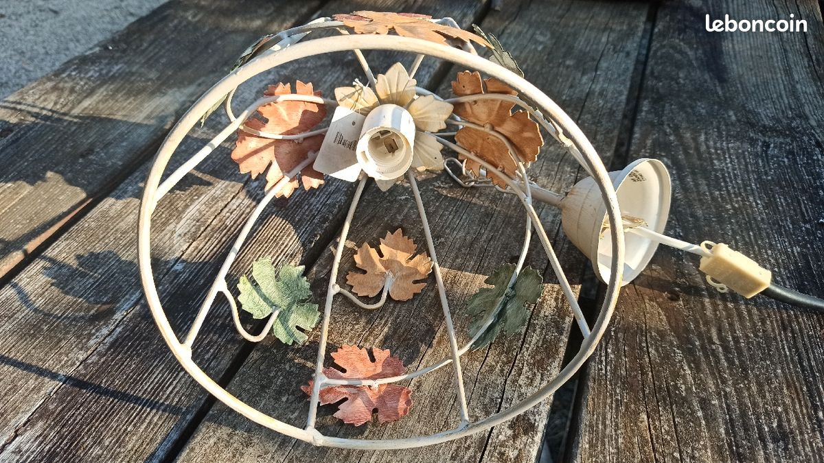 Lustre cage de feuilles luminaire Neuf (image 5)