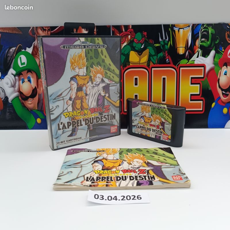 Dragon Ball Z : L'appel Du Destin – Jeu Sega Mega Drive, PAL, FR, Bon état
