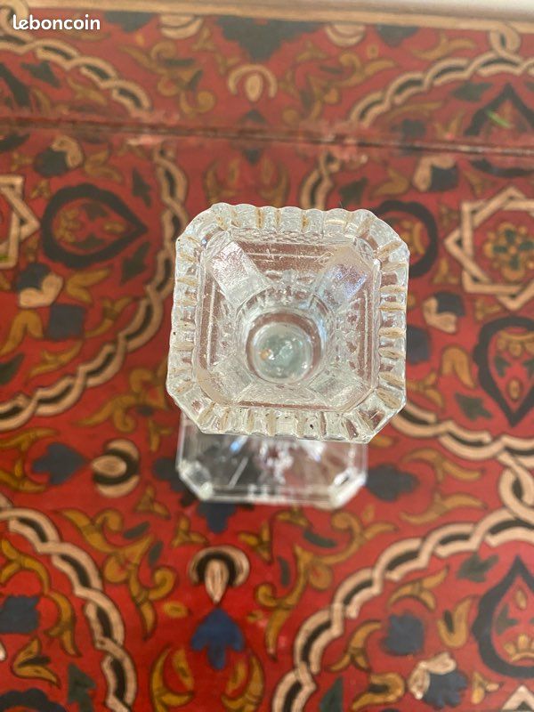 Bougeoir en verre portieux (image 2)