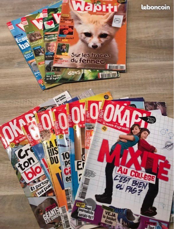 Lot de magazines wapiti et okapi (image 1)