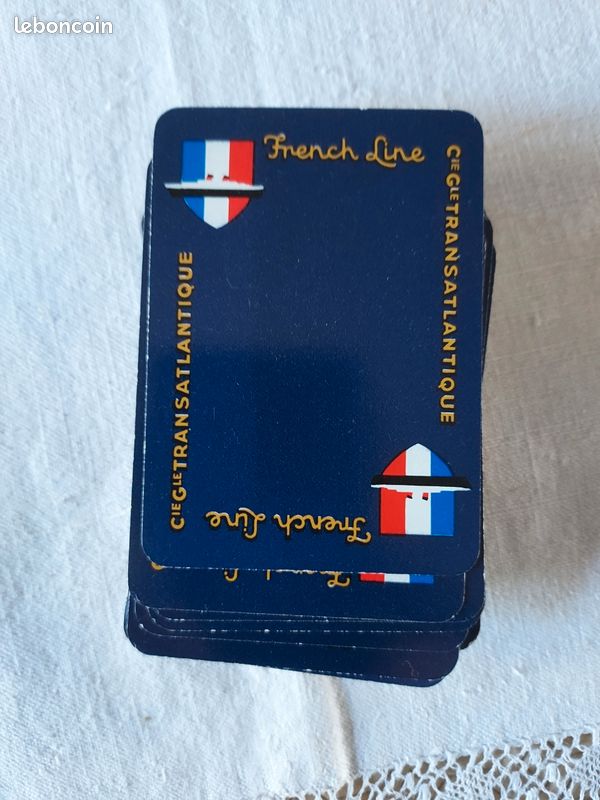 Enchères Lot 210 - COMPAGNIE GENERALE TRANSATLANTIQUE : Deux jeux
