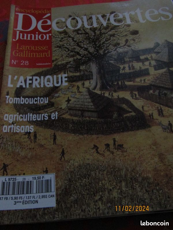 LAROUSSE GALLIMARD - ENCYCLOPéDIE DéCOUVERTES JUNIOR - LOT DE 10 - NUMéROTéS (image 5)