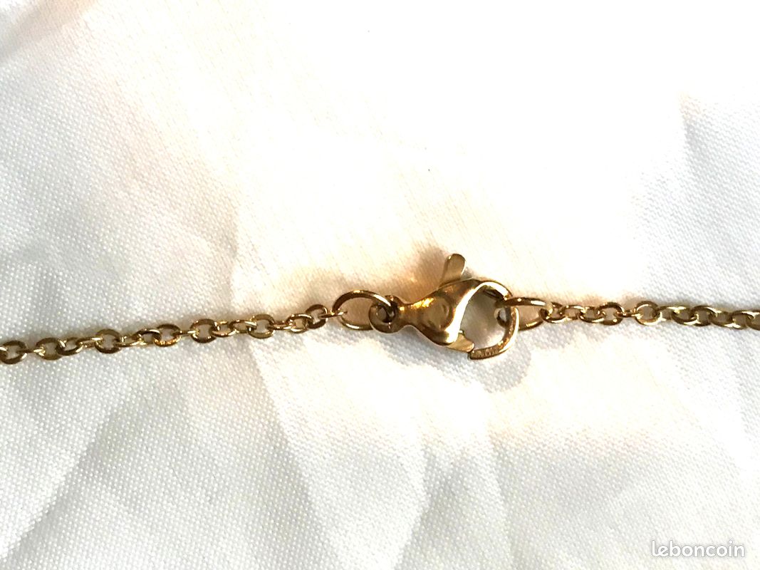 Collier Pendentif Petite Feuille Erable Flore Bijou Doré Fantaisie Hommes Femmes (image 4)