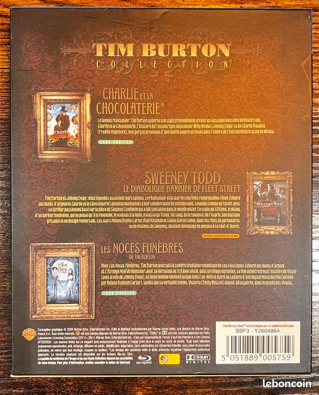 Blu Ray - Tim Burton Collection (3 Films) (image 2)