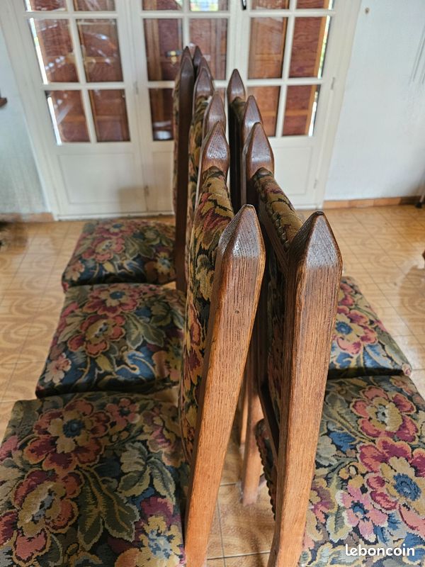 6 chaises chêne (image 3)