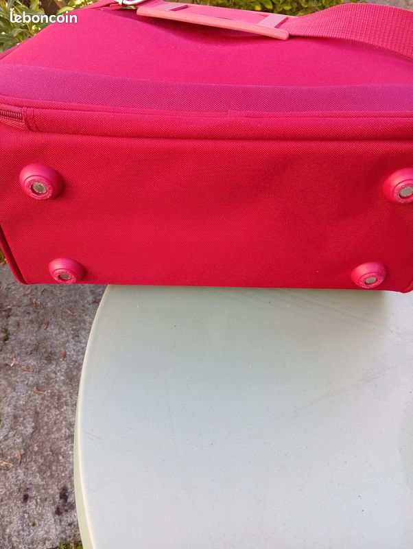 Sac valise rouge Delsy (image 2)