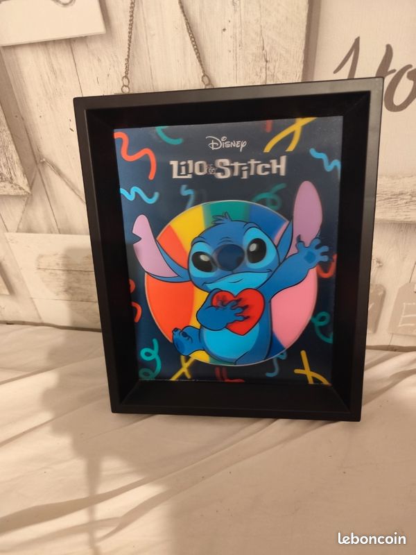 Cadre Photo Stitch (Pikachu) 13x18 Cm - Bois - Marque Perlakass (neuf)