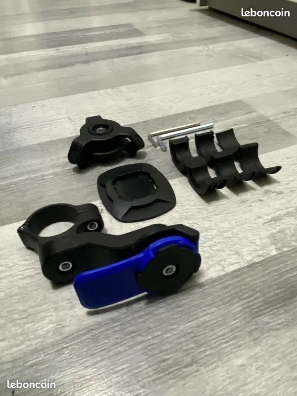 Support Téléphone Universel Pour Moto, Vélo, Quad - Fixation Guidon, Anti-vibrations, Clip Ou Adhésif