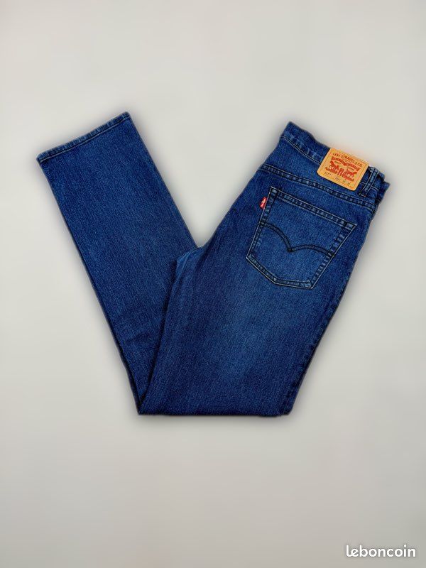 Jean mom à taille très haute - L30 - Bleu stone - - 20.00