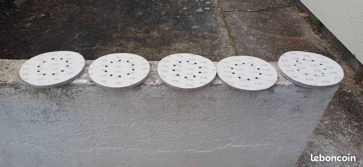 Mesee 40Pcs Disques de Ponçage à Changement Rapide Disque Abrasif de