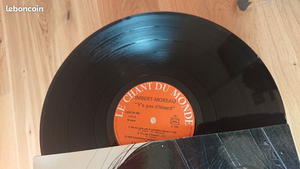 Vinyle Imbert Moreau- y'a pas d'lézard (image 3)