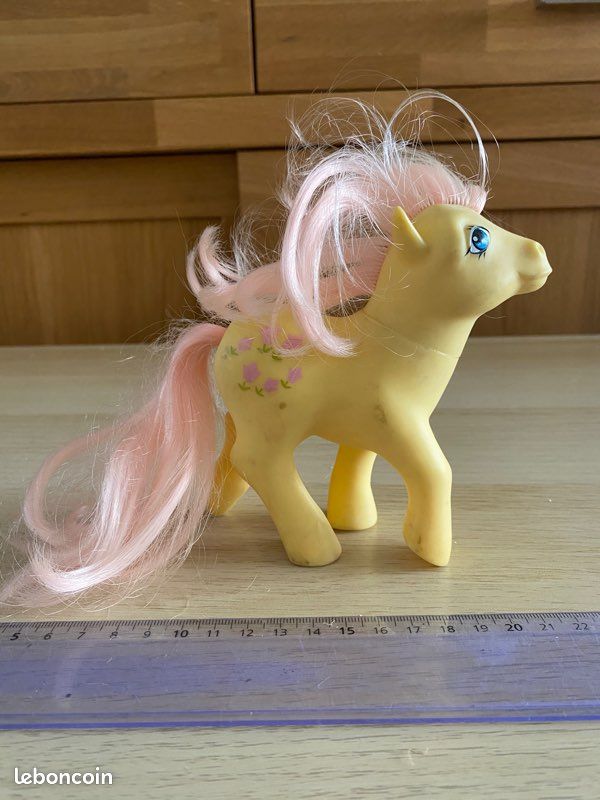 My Little Pony Posey – Mon Petit Poney Tulipe, édition 1985, Hasbro, Neuf Sous Blister