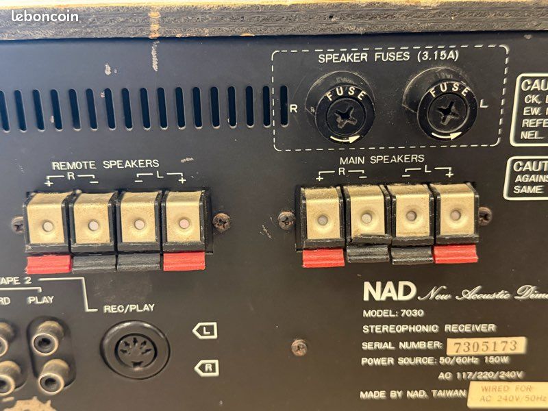 Ampli tuner vintage NAD 7030 de 1977 (image 13)