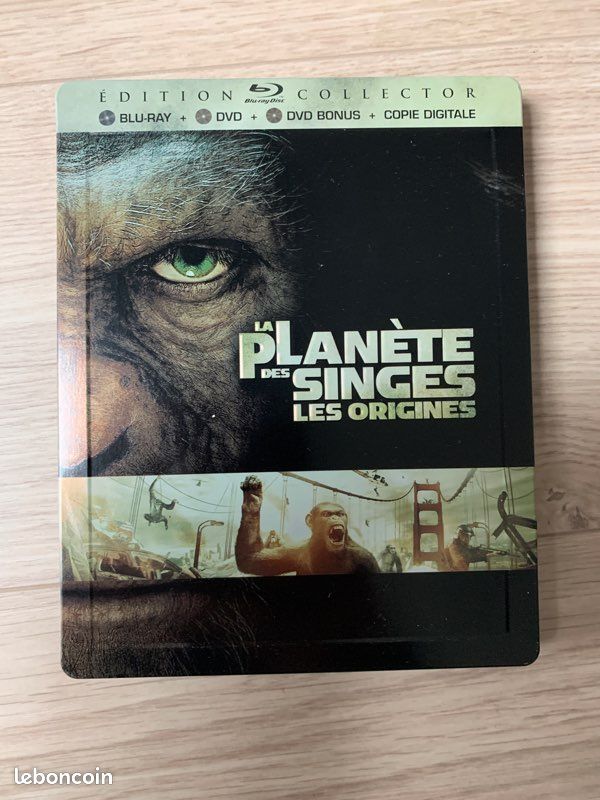 Steelbook la planète des singes les origines (image 1)