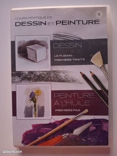 [DVD] COURS PRATIQUE DE DESSIN ET PEINTURE - Bon état (image 1)