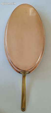 Sauteuse cuivre inox Mauviel M'Héritage poignée bronze