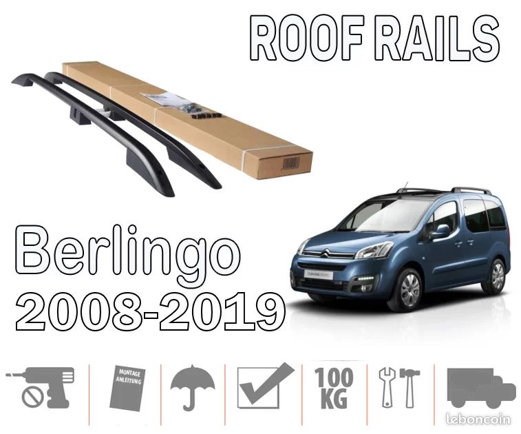 Barres de toit pour Citroën Berlingo