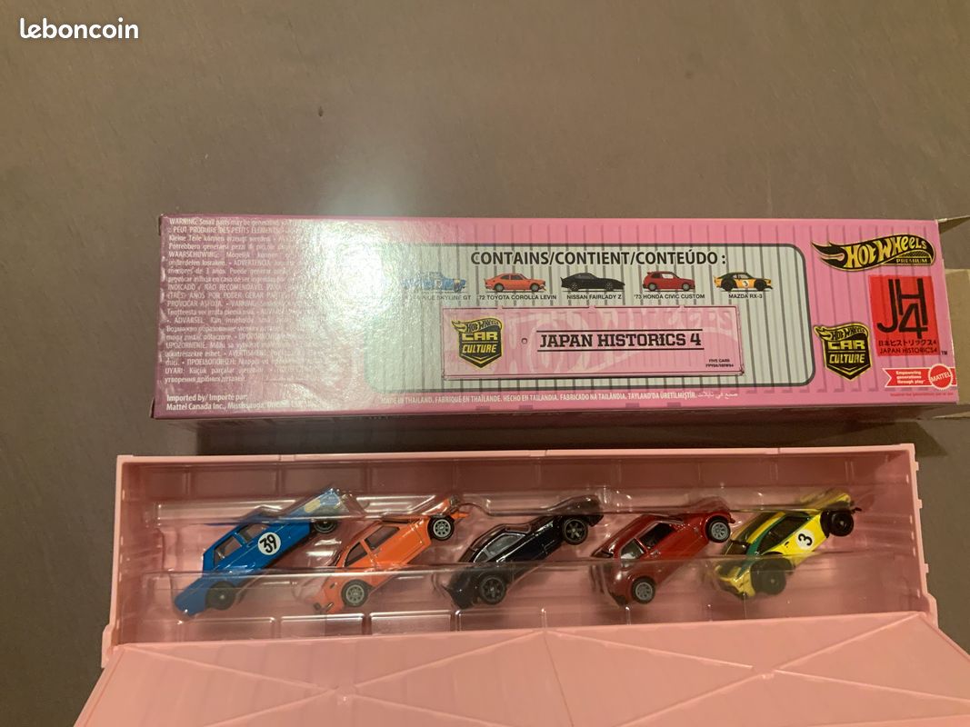 Hotwheels 1/64 🇨🇵 Premium Car Culture JH4 Japan Historic Container set - Collection