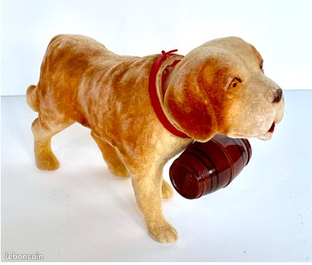 Paire De Chiens Pendulaires Vintage Des Années 50-60 - Tête Mobile, Charme Rétro Pour Collection