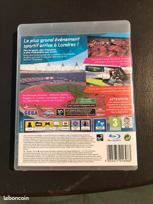 Jeu London 2012 Sur PS3 – Occasion En Bon état Avec Notice