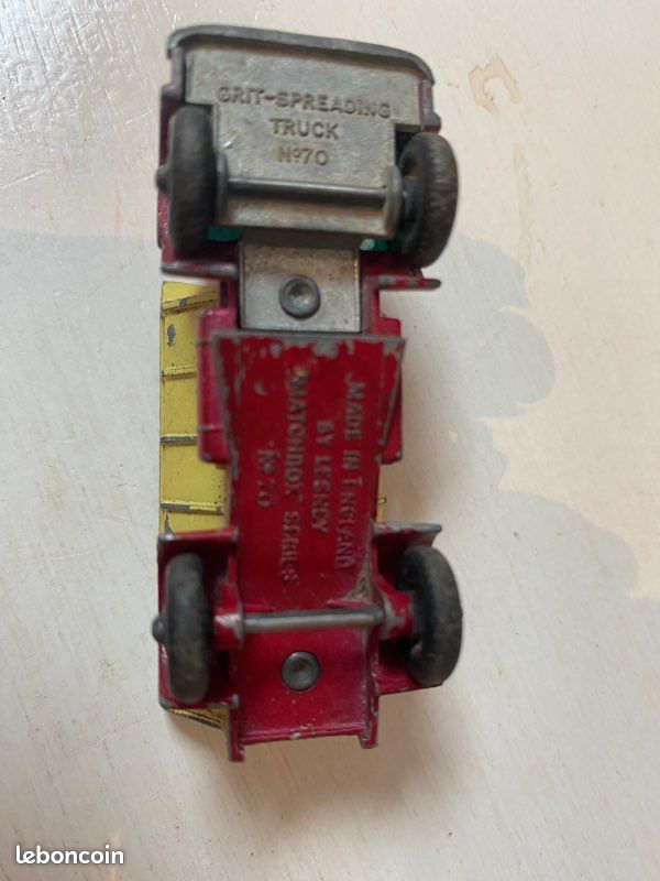 Matchbox Lesney no 70 grit spreading truck made in England vintage (image 2)
