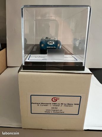 Panhard VM5 #50 – 24h Du Mans 1958 – Miniature GCAM 1/43 – Édition Limitée – Indispensable !