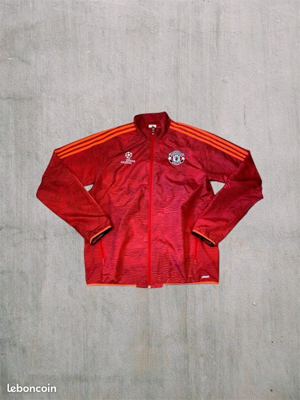 Veste De Foot Vintage Manchester United Nike - Noire - Taille S Homme