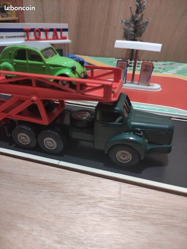 NOREV 1/43-LES MINIATURES-REMORQUE Transporteur De Voitures Sanstracteur Tbo15
