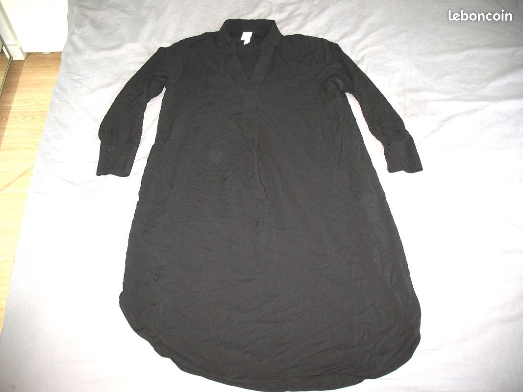 Robe H&M taille XS 100% coton Bon état (image 1)