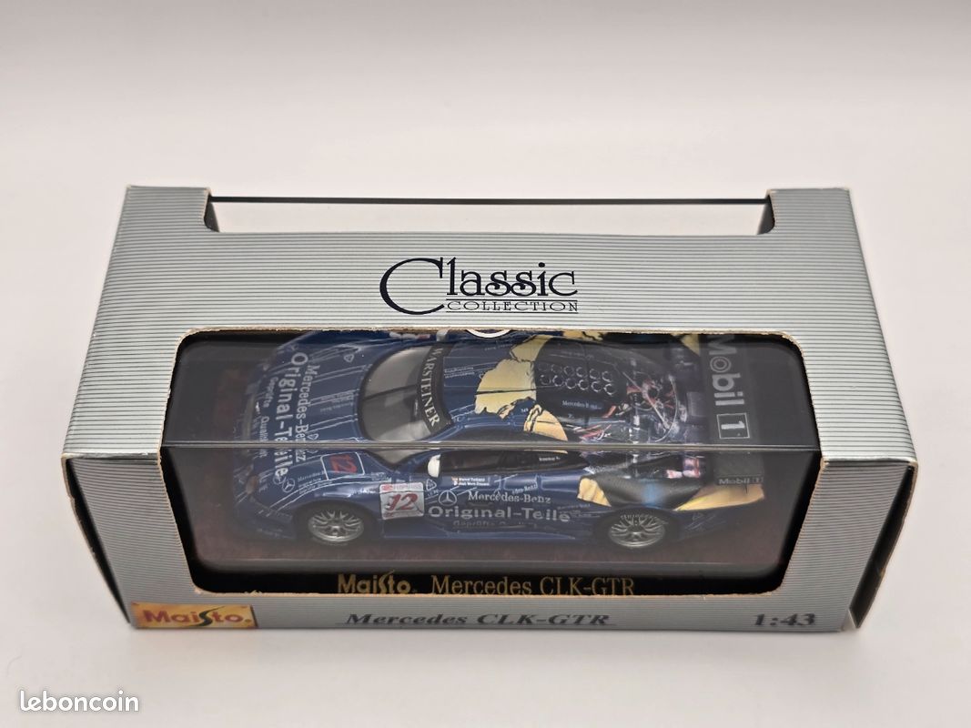 Miniature Mercedes CLK GTR - 1/43 - Maisto