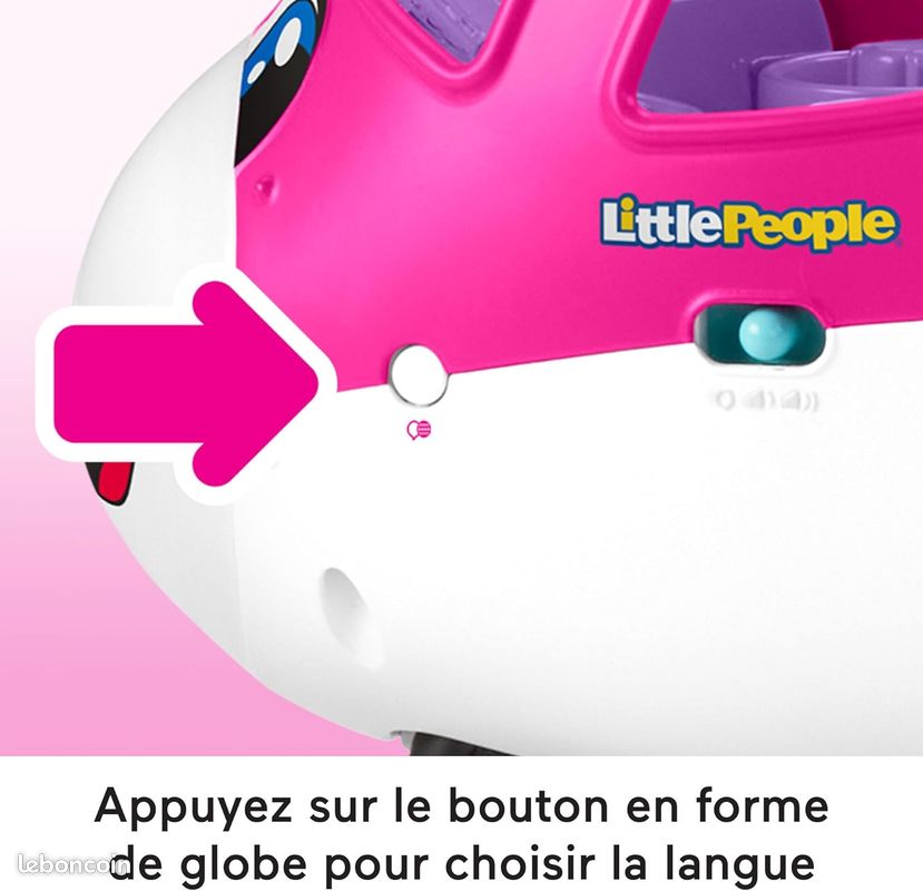 Fisher-Price Petit Avion De Rêve Barbie Présenté par Little People avec 1 Avion, 1 Barbie, 1 Ken, 1 (image 3)