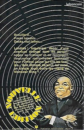 Bob Morane – Les Sosies de l’Ombre Jaune – T8 1969 - 50ème aventure – Pocket Marabout n° 1013 (image 2)