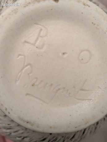 Ancienne Lampe Berger Breugnot orange et or - Collection