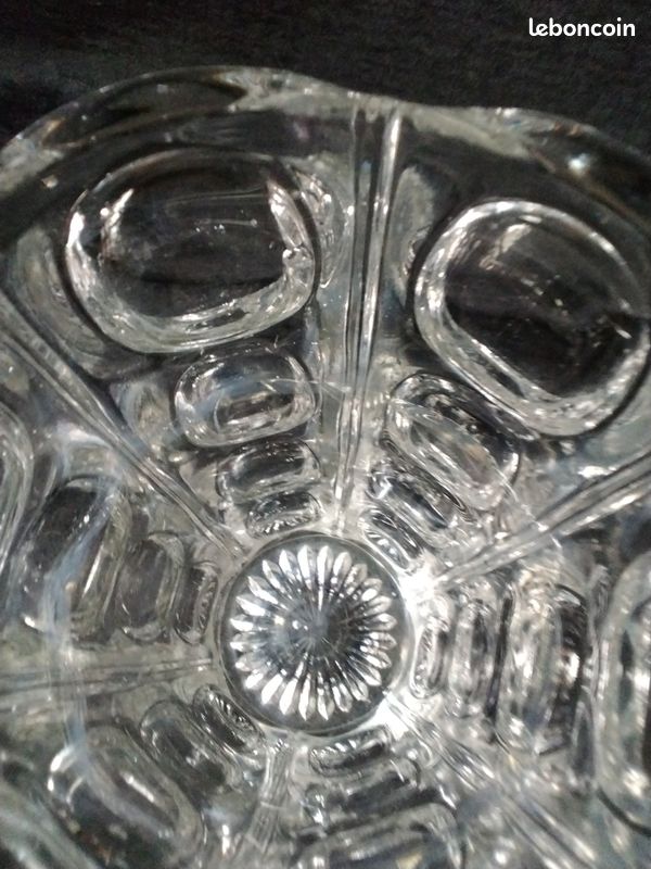 Maastricht Holand vase cristal optique années 1970 (image 6)