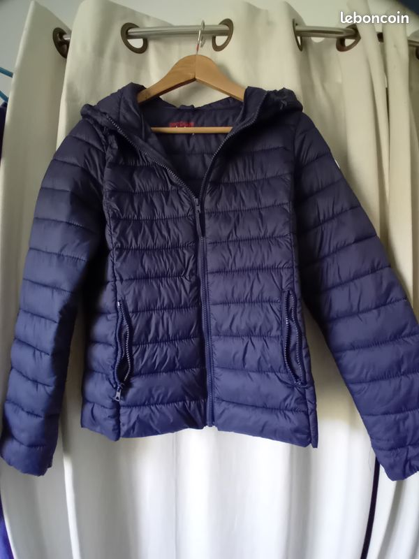 Doudoune bleue Jennyfer taille S (image 2)
