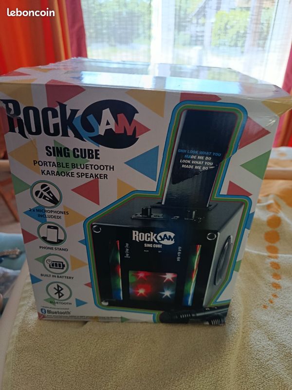 Enceinte avec 2 micros (image 1)