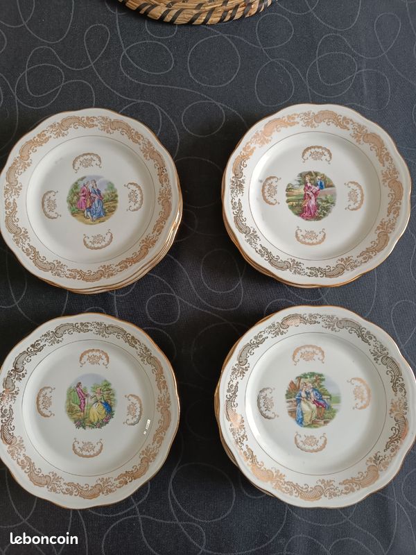 Assiette en porcelaine (image 1)