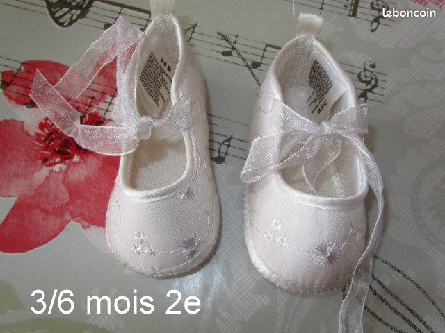 Chaussures bébé fille 0-6 mois (image 2)