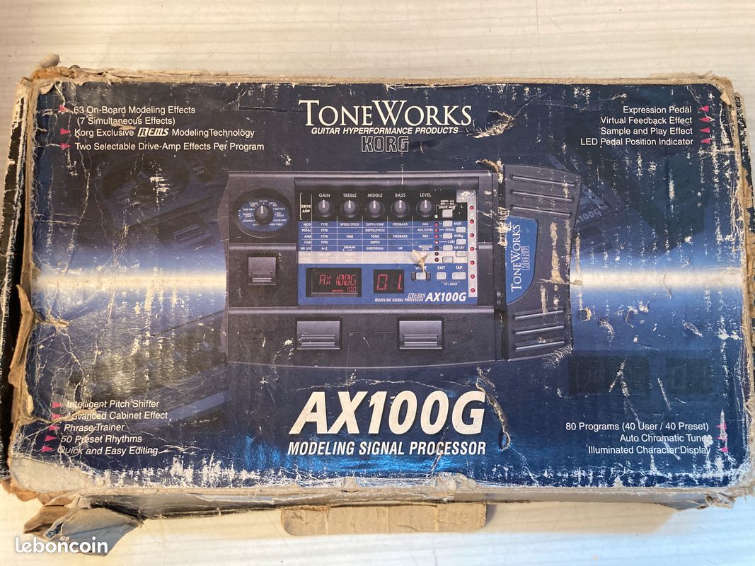 Pédalier multi-effets guitare Korg AX100G – ToneWorks (image 4)